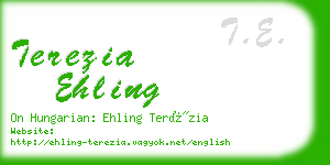terezia ehling business card